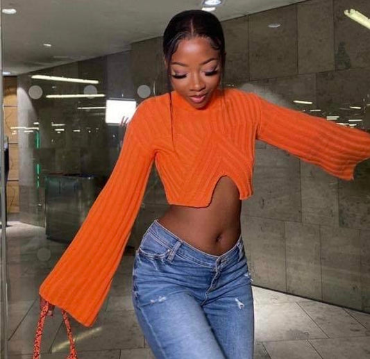 Orange Crop Sweater